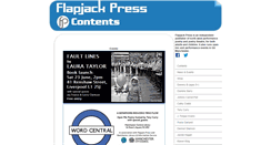 Desktop Screenshot of flapjackpress.co.uk